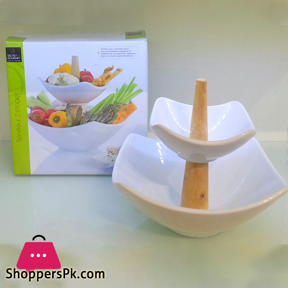 Fruit Bowl Double Triangular Fruit Plate