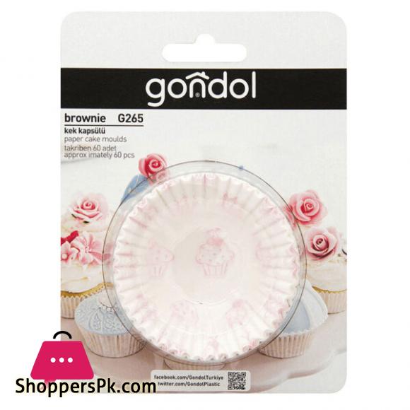 Gondol Cupcake Brownie Paper Cover 60 Covers