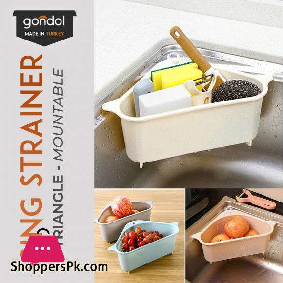 Gondol Sink Strainer Smart Triangle Design for Sinks Mountable