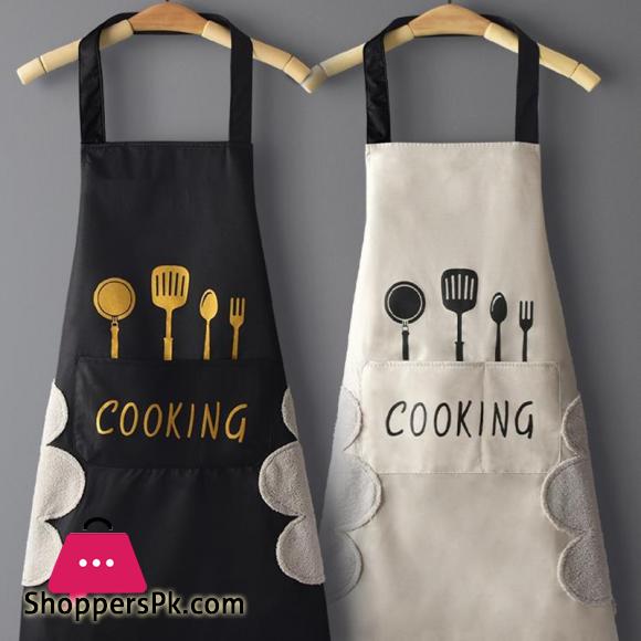 Home Kitchen Waterproof and Oilproof Cute Male and Female Work Cloth
