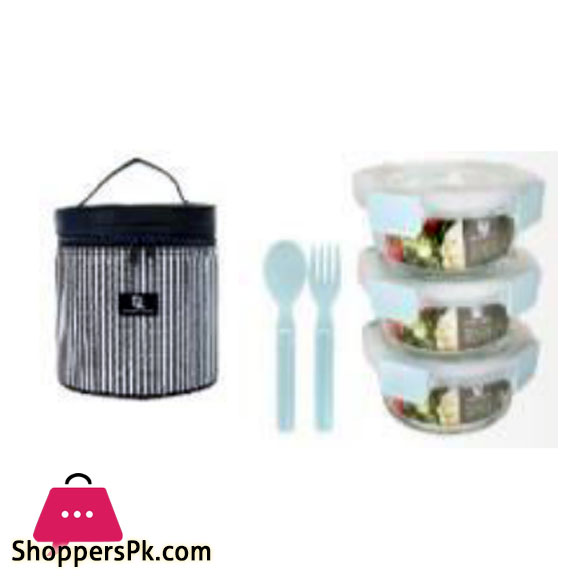 JCJ DL Glass Picnic Bag Set Set - 41931A