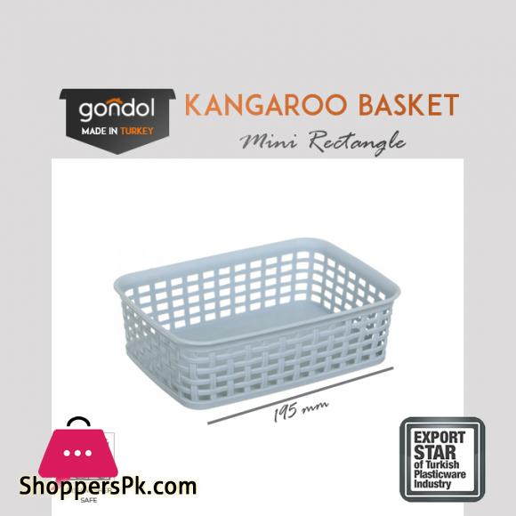 Gondol Kangaroo Rectangle Knit Basket - Mini
