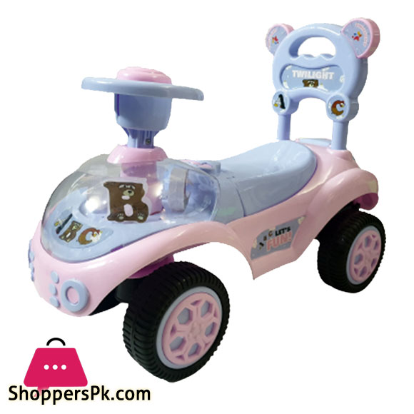 Kids Twilight Push Car With Lights & Music ABC