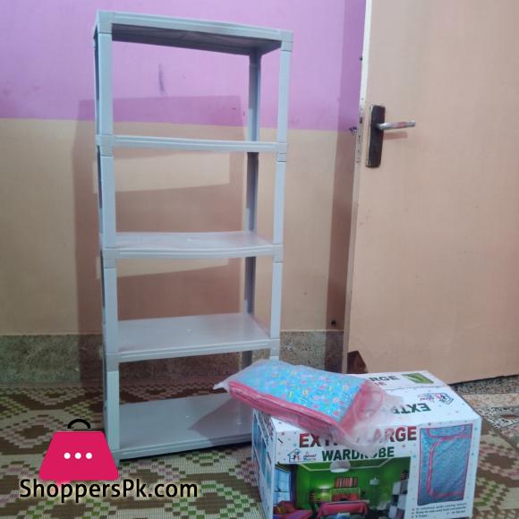 Large 5 Shelves Folding Wardrobe Mama Love For Kids HC-F046