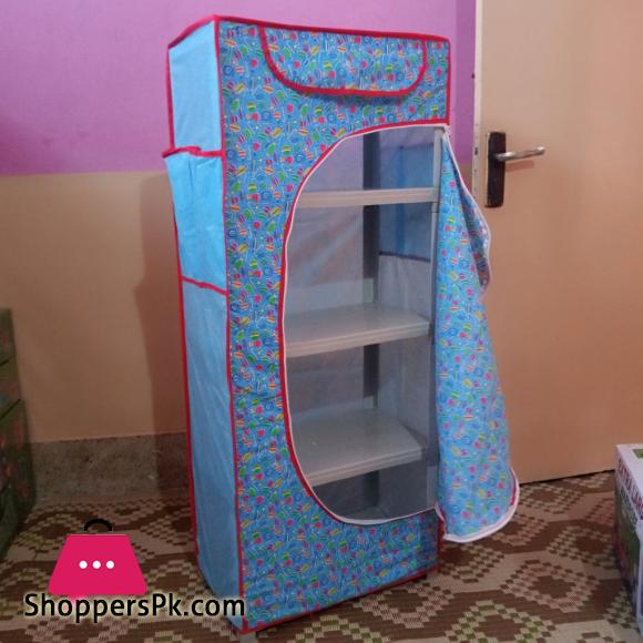 Large 5 Shelves Folding Wardrobe Mama Love For Kids HC-F046