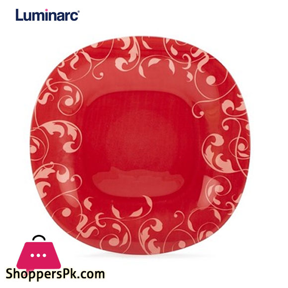 Luminarc Glassware Jazzy Red Dinner Set 71 Pieces - 8 Person