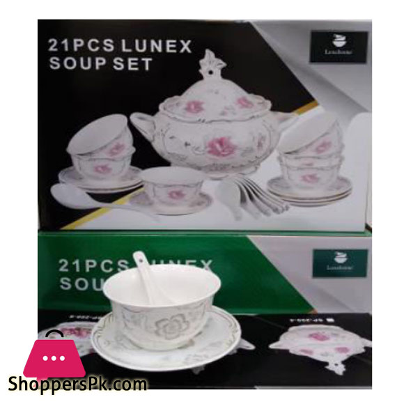 Lunex Tureen Soup Set 21 Pcs - SP-200-5