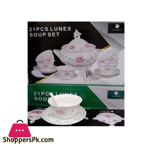 Lunex Tureen Soup Set 21 Pcs - SP-201-3