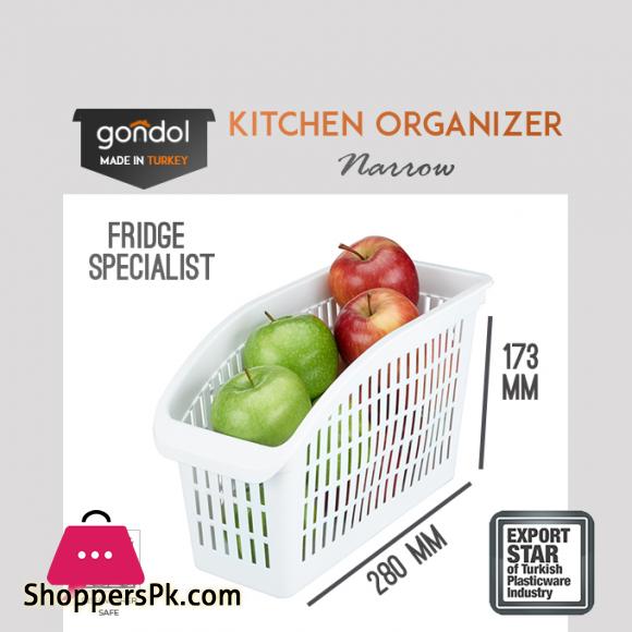 Space-Saving Compact Kitchen Organizer Ideal for fridge storage Narrow G527