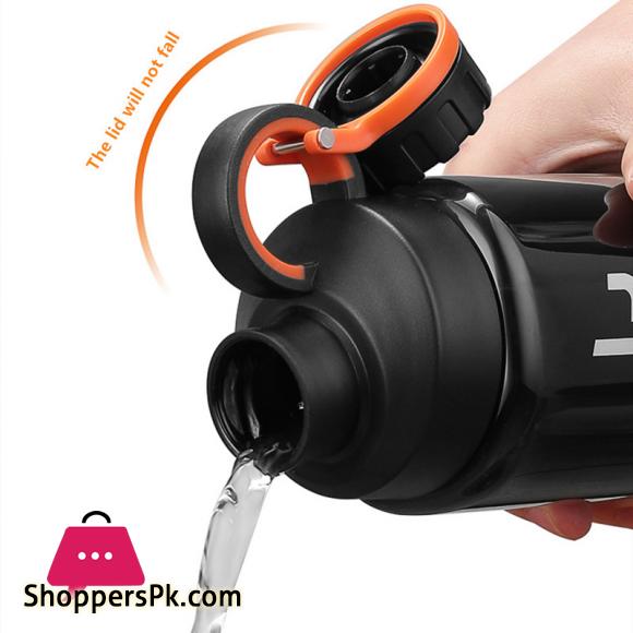 Sports Water Bottle With Stainless Steel Strainer Camping Cycling Hiking Fitness Sport Shaker Drinking Bottles