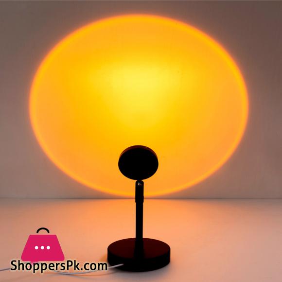 Sunlight Rainbow Sunset Projector Atmosphere USB DC5V Led Night Light Home Coffee Shop Background Wall Decoration Projected Lamp