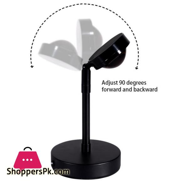 Sunlight Rainbow Sunset Projector Atmosphere USB DC5V Led Night Light Home Coffee Shop Background Wall Decoration Projected Lamp