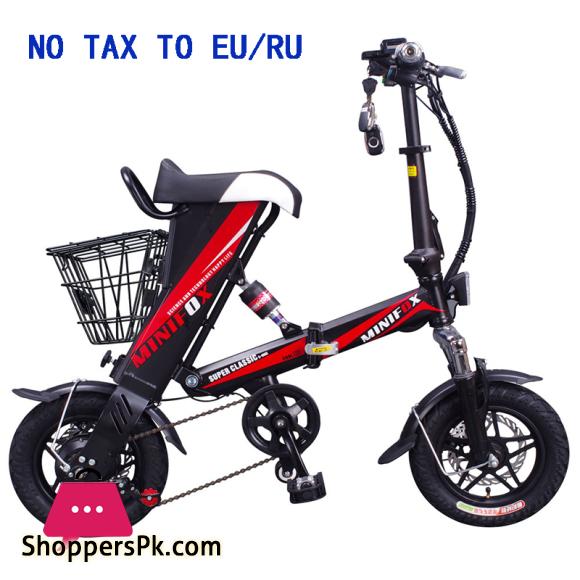 2022 MINI E bike Folding Electric Bike 48V12A Lithium Battery 350W Electric Bicycle Scooter Bike