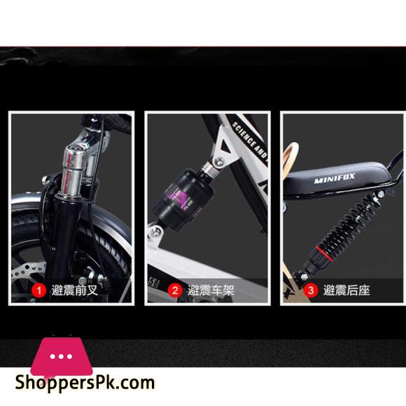 2022 MINI E bike Folding Electric Bike 48V12A Lithium Battery 350W Electric Bicycle Scooter Bike