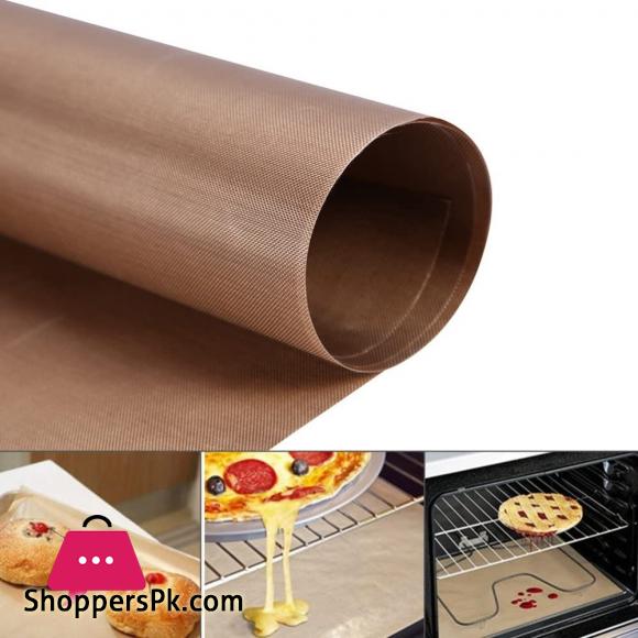 Baking Mats High Temperature Resistant Cloth BBQ Sheet Heat Safe up to 500 F Heavy Duty Reusable Cut to Fit Non Stick Liner Sheets for Oven Anti-oil Fabric Baking Linoleum Reuse