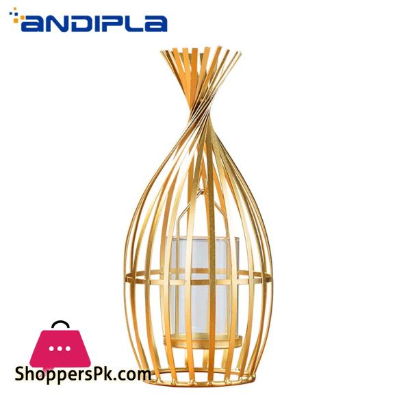 Creative Nordic Style Candle Holder Metal Iron Art Glass Candlestick Wedding Centerpieces Romantic Candlelight Dinner Candelabra