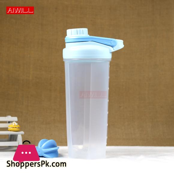 Creative Shake Bottle Plastic Sports Bottles Protein Powder Mixing Outdoor Water Bottle BPA FREE Shaker Bottle 700ML