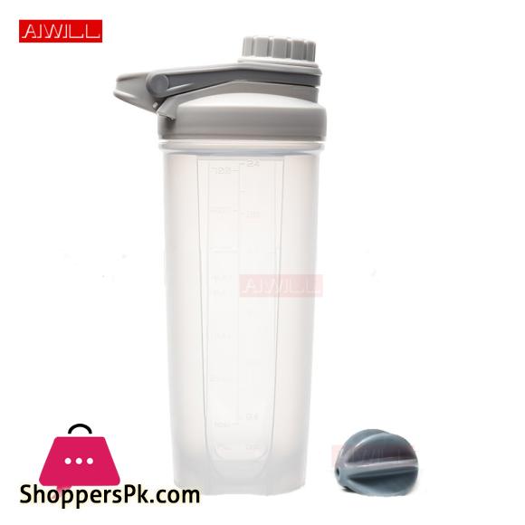 Creative Shake Bottle Plastic Sports Bottles Protein Powder Mixing Outdoor Water Bottle BPA FREE Shaker Bottle 700ML
