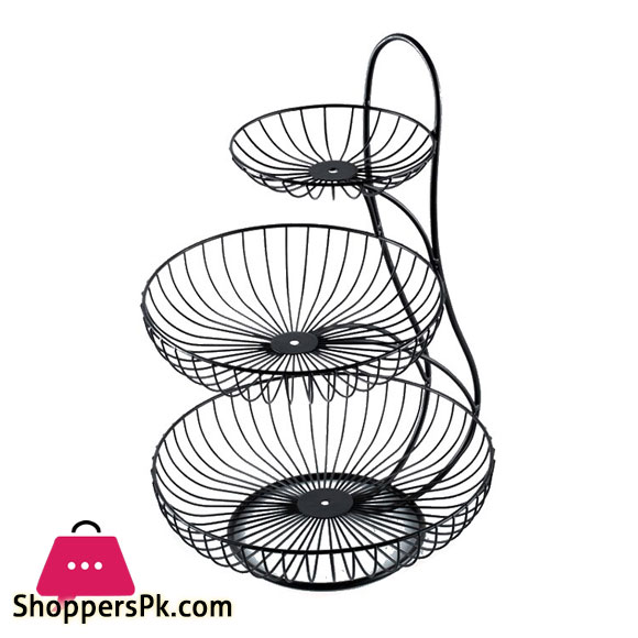 European Three Layer Fruit Plate Rack Modern Creative High End Multi Layer Small Delicate Double Layer Fruit Basket