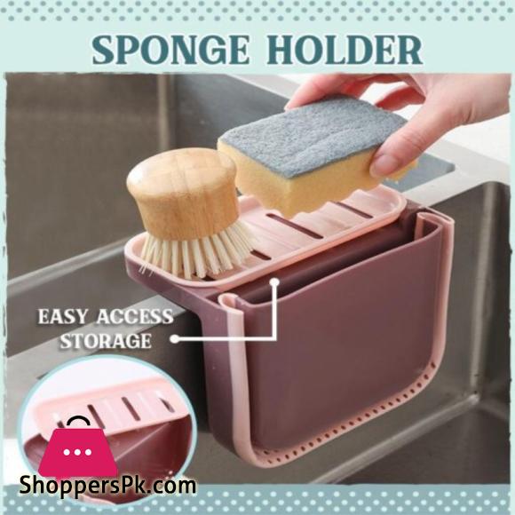 Foldable Sink Drain Basket Kitchen Waste Leaking Basket Sink Side Wet Garbage Sponge Rack Drain Filter Rack Kitchen Tool