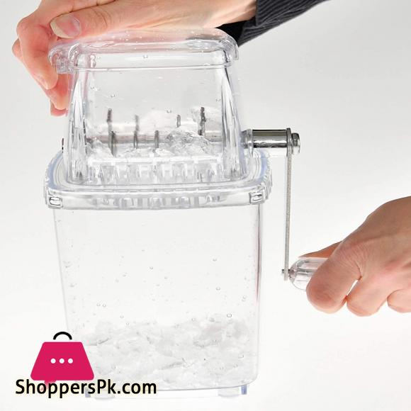 Hand-Crank Ice Crusher Ice-Maker Machine Clear Ice Crusher for Home Use