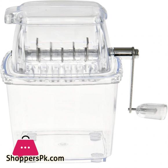Hand-Crank Ice Crusher Ice-Maker Machine Clear Ice Crusher for Home Use