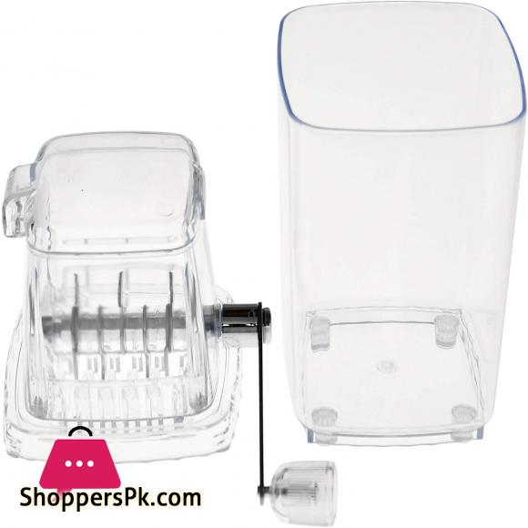 Hand-Crank Ice Crusher Ice-Maker Machine Clear Ice Crusher for Home Use