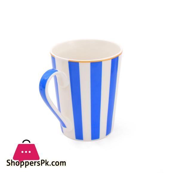 Heritage Milano Tall Mug With White Stripes - 6 Pieces Set
