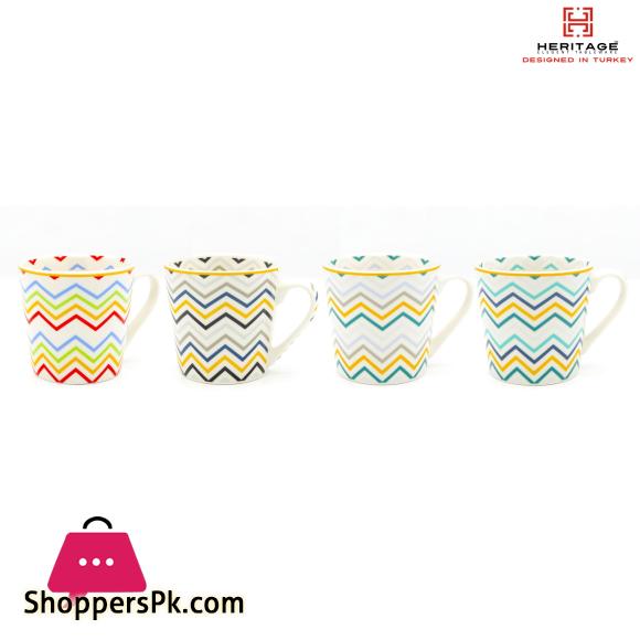 Heritage Wavy Mugs – Set of 6
