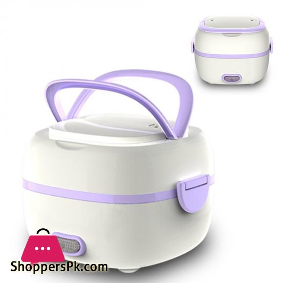 Multifunctional Electric Lunch Box Mini Rice Cooker Portable Food Heating Steamer Heat Preservation Lunch Box