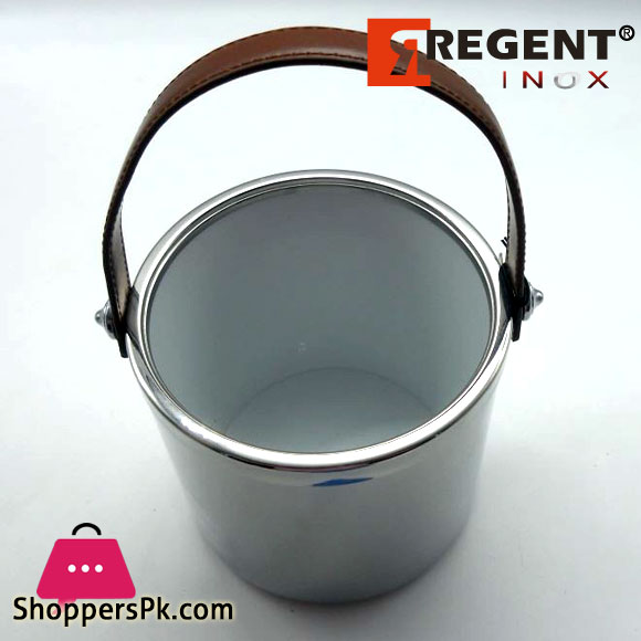REGENT Ice Pail Black Leather Ice Bucket - 19953