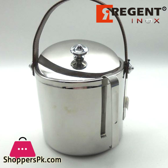 REGENT Ice Pail Black Leather Ice Bucket - 19953