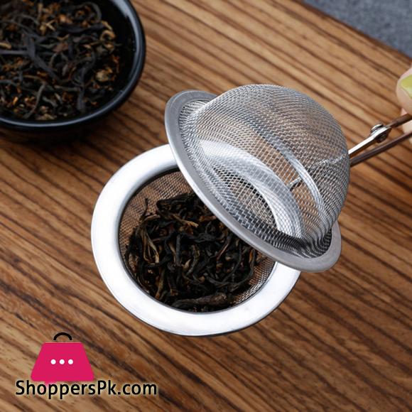 Stainless Steel Tea Infuser Handle Tea Ball Sphere Mesh Tea Strainer Coffee Filter Diffuser Kitchen Gadget