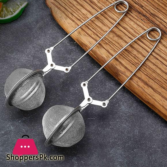 Stainless Steel Tea Infuser Handle Tea Ball Sphere Mesh Tea Strainer Coffee Filter Diffuser Kitchen Gadget