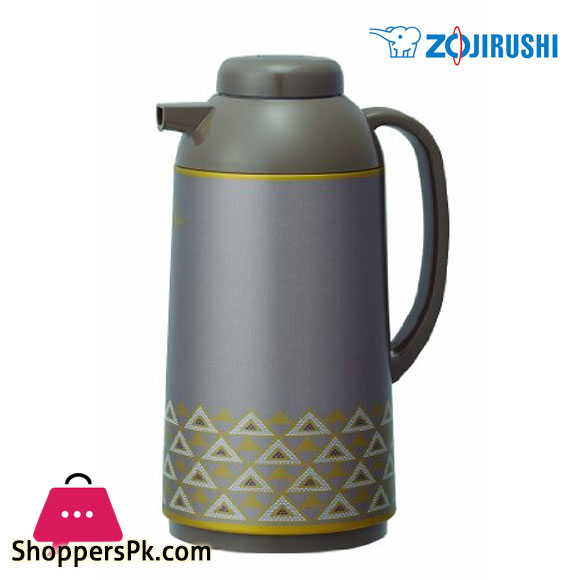 Zojirushi Glass Lined Vacuum Insulated Handy Pot 1 Liter Gold Brown AGYE-10