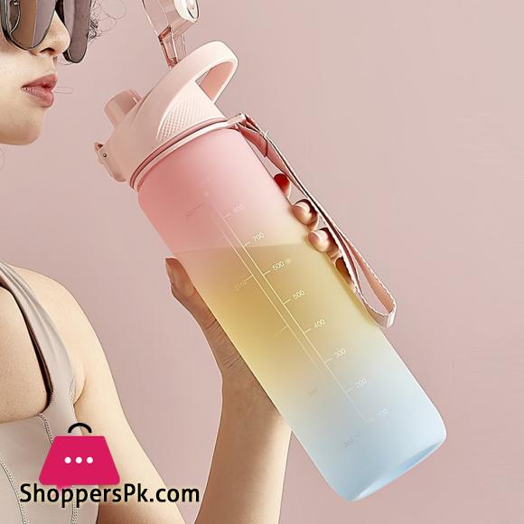 1000ml Fashion Healthy Material Water Bottle Color Change Design Large Capacity Sports Plastic Drinking Bottles Eco Friendly|Sports Bottles