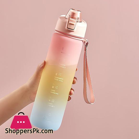 1000ml Fashion Healthy Material Water Bottle Color Change Design Large Capacity Sports Plastic Drinking Bottles Eco Friendly|Sports Bottles