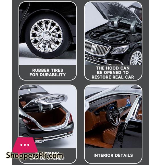 1:24 Mercedes Benz MAYBACH Car Models Alloy Diecast Toy Vehicle Doors Openable