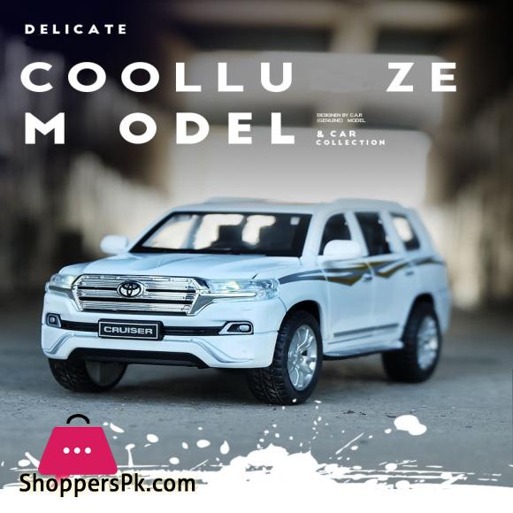 1:32 Toy Car TOYOTA LAND CRUISER Prado Metal Toy Alloy Car Diecasts Toy Vehicles Car Model 6 Doors Can Opened Toys For Children