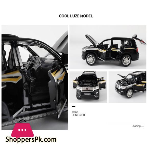 1:32 Toy Car TOYOTA LAND CRUISER Prado Metal Toy Alloy Car Diecasts Toy Vehicles Car Model 6 Doors Can Opened Toys For Children