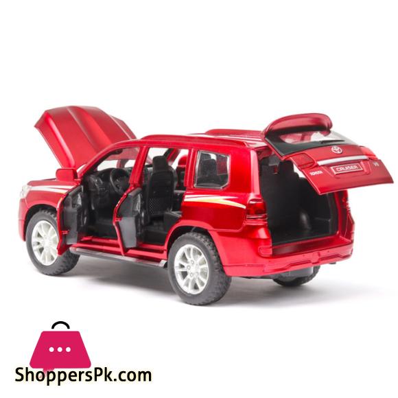 1:32 Toy Car TOYOTA LAND CRUISER Prado Metal Toy Alloy Car Diecasts Toy Vehicles Car Model 6 Doors Can Opened Toys For Children