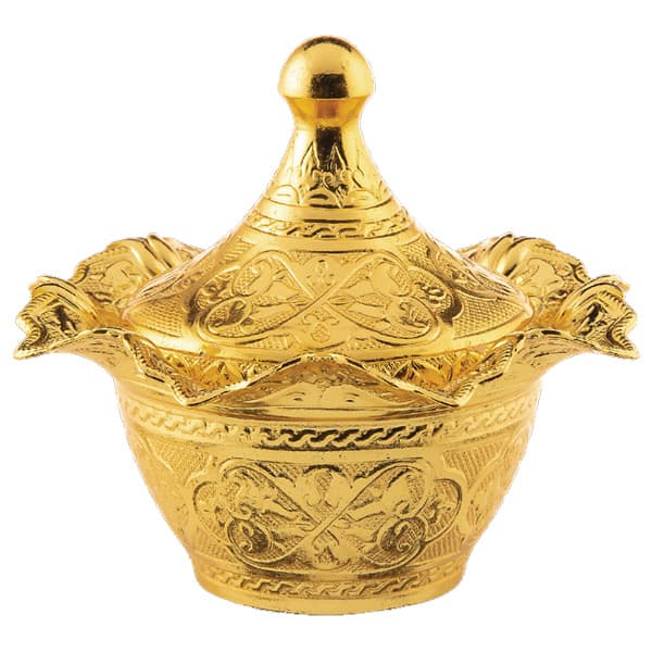 BIG SIZE ROUND LALEGUL POT GOLDEN 141-18