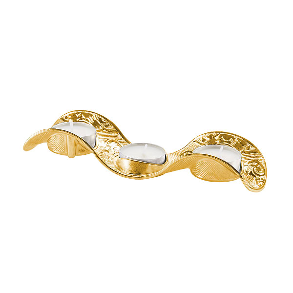 DECORE CANDLE HOLD INCENSE GOLDEN 143-K-18