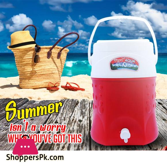 AQUA 8 Liter Plastic Cooler PICNIC COOLER HANDY COOLER TRAVEL COOLER