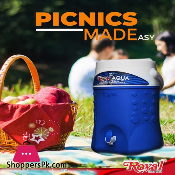 AQUA 8 Liter Plastic Cooler PICNIC COOLER HANDY COOLER TRAVEL COOLER