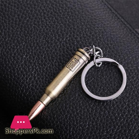 Alloy Key Chain New Counter Strike Guns Bullet Revolver Keychain Car Keyring Jewelry Men Gift 64mm