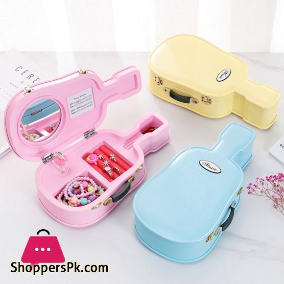 Creative Rotating Dance Childrens Music Box Jewelry Box Guitar