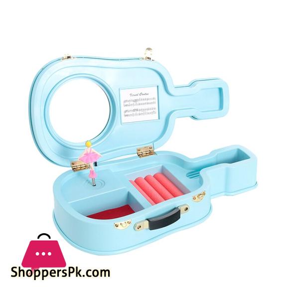 Creative Rotating Dance Childrens Music Box Jewelry Box Guitar