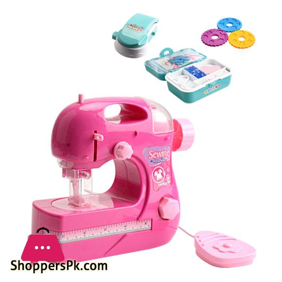 Educational Simulation Home Appliance Pretend Kitchen Electric Gift Play House Toy Sewing Machine Kids Party Mini Cute Children