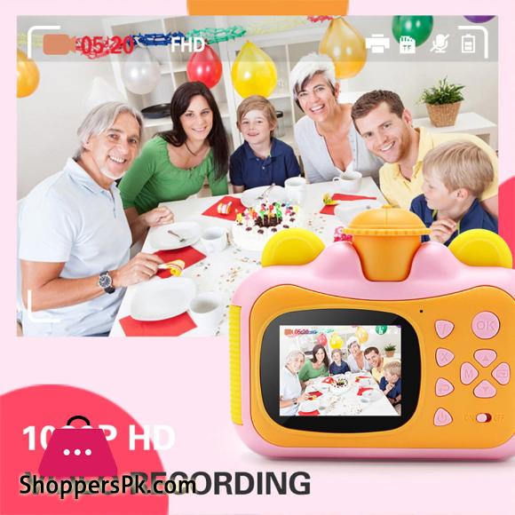 Kids Camera Instant Print Camera for Children 1080P HD Video Photo Camera Toys with 32GB Card